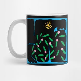 Plant, take care and let it grow - Abstract Minimal Illustration Mug